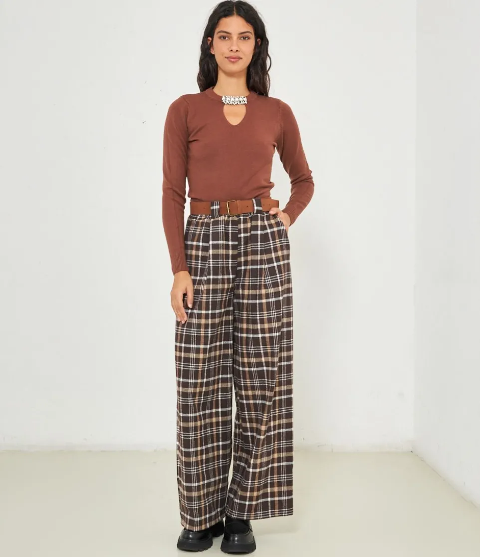 Pantaloni a quadri