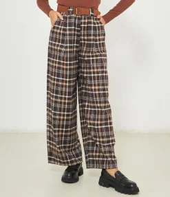 Pantaloni a quadri