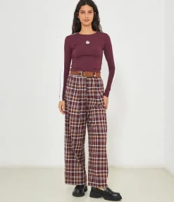 Pantaloni a quadri