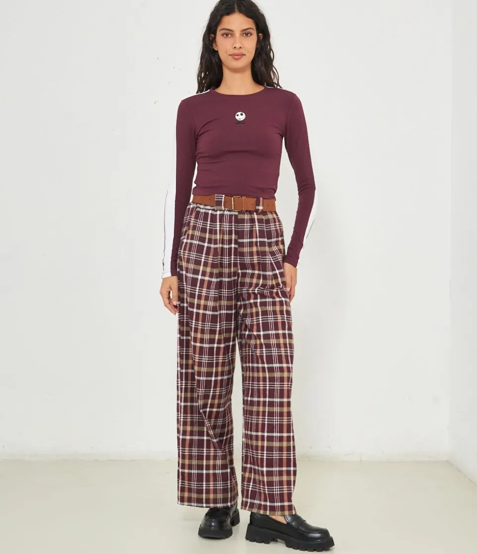 Pantaloni a quadri