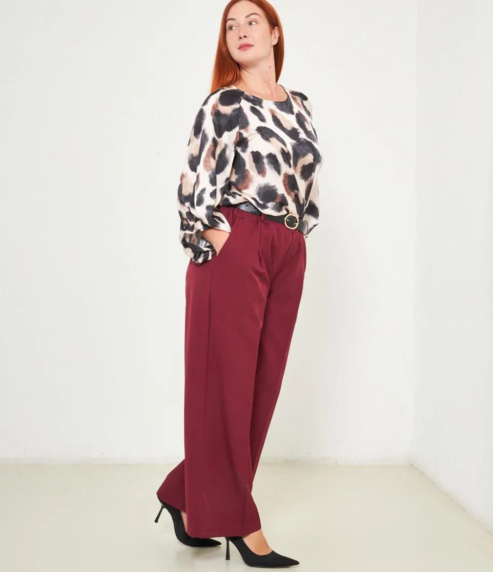 Pantaloni con cintura