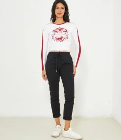 Pantaloni con elastico
