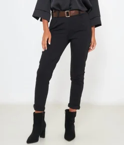 Pantaloni con risvolti