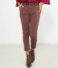 Pantaloni con risvolti