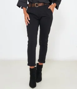 Pantaloni con risvolti