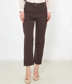 Pantaloni con risvolti