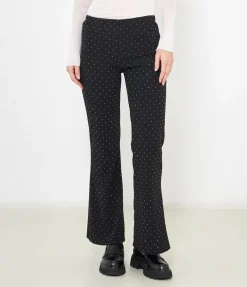 Pantaloni con strass