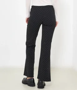 Pantaloni con strass