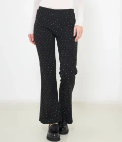 Pantaloni con strass