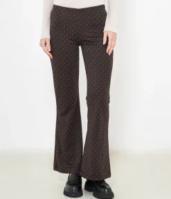 Pantaloni con strass