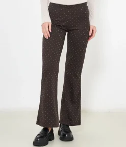 Pantaloni con strass