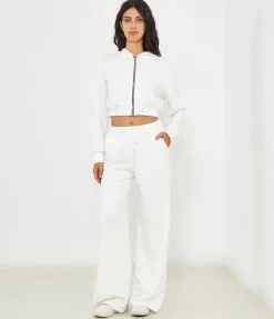 Pantaloni con strass