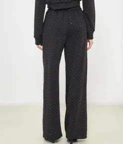 Pantaloni con strass