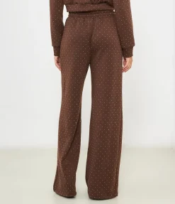 Pantaloni con strass