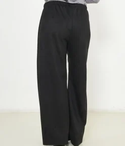 Pantaloni effetto camoscio
