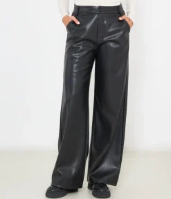 Pantaloni effetto pelle