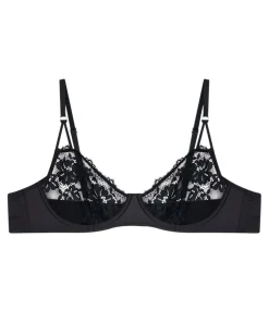Reggiseno Balconcino in pizzo e raso