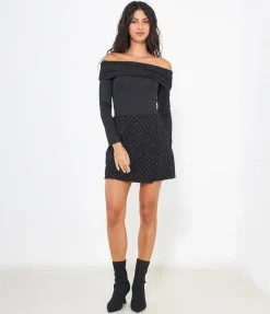 Shorts con strass